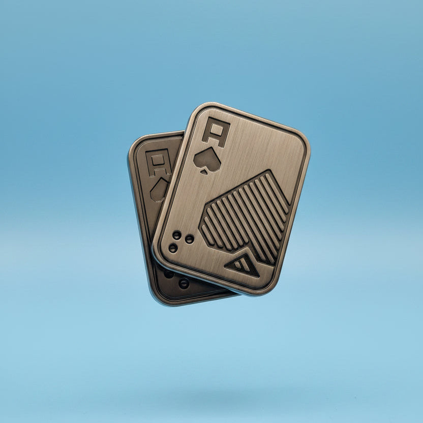 The Two Cards | Stainless Steel Collection