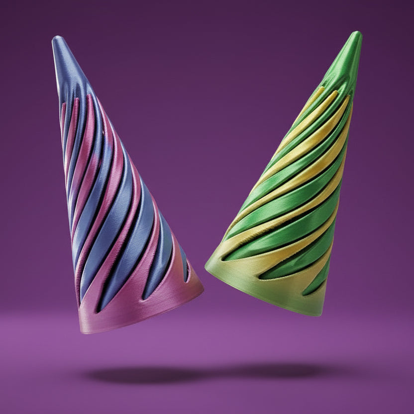 Swirl Cone Fidget Toy | 3d Printed Collection
